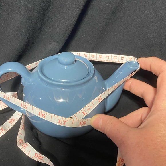 Teapot Blue ceramic glazed teapot - Picture 10 of 10